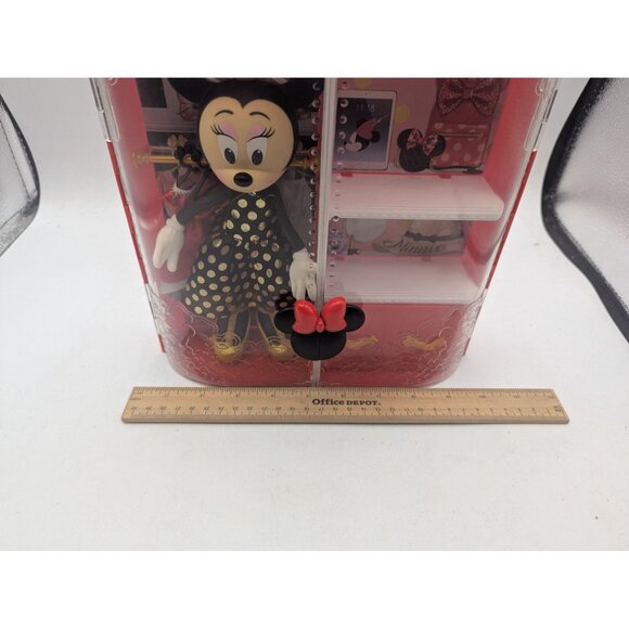 Disney Parks 2020 Minnie Mouse Christmas Poseable Doll Fashion Play Set - Picture 7 of 12